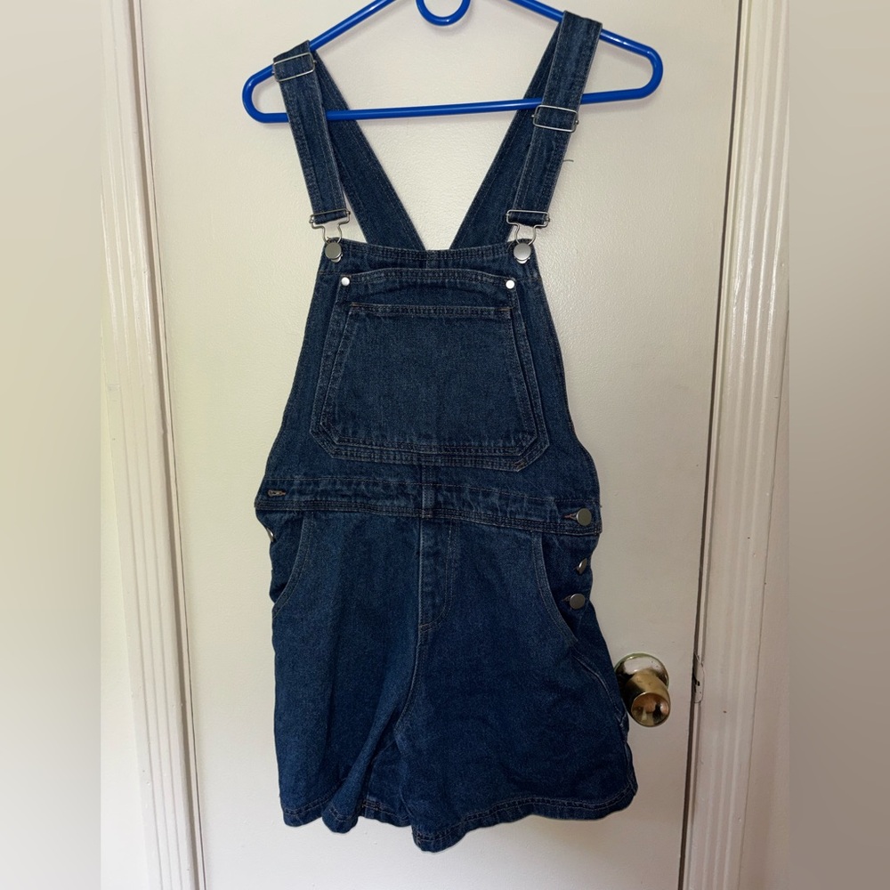 BP Denim Shorts Overalls